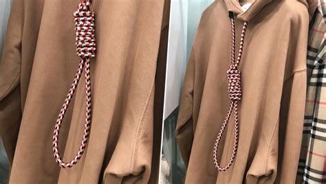 burberry blackface|burberry hoodie noose.